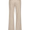 Mi Piace - Trousers Heavy Classic Stripe Print - Latte
