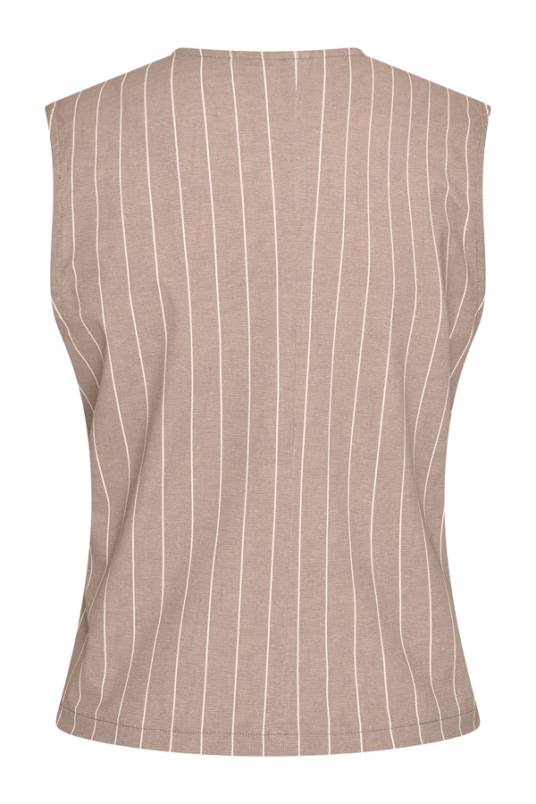 Mi Piace - Gilet Classic Stripe Print - Falcon