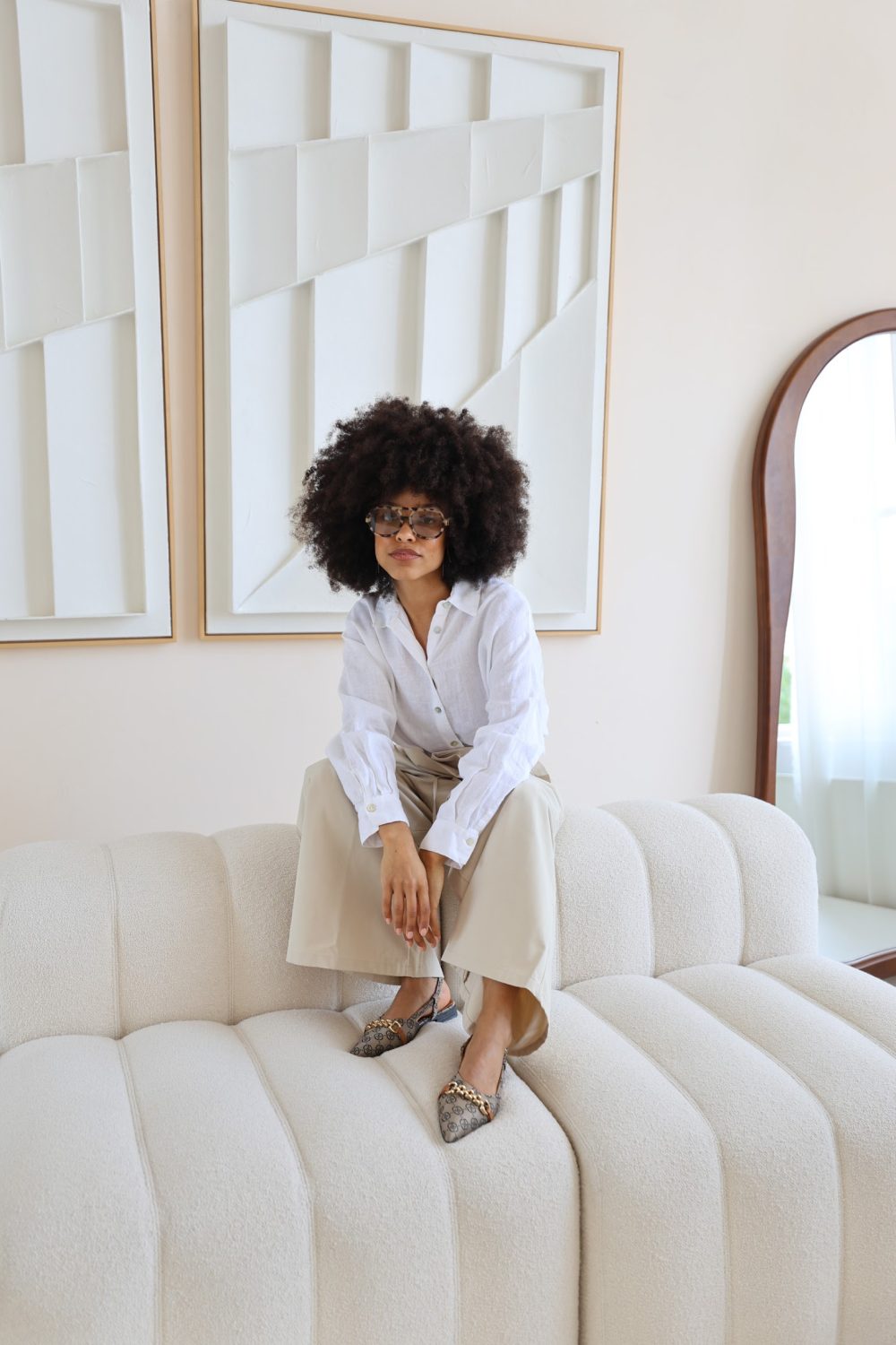 Babouche - Lima Instapper - Beige/Cognac