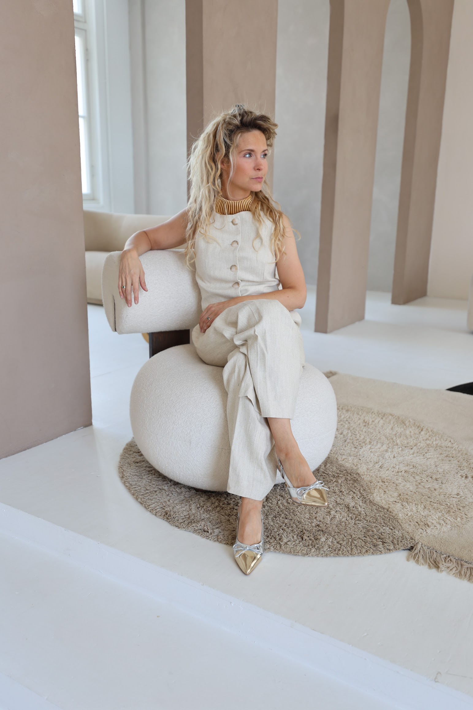 Babouche - Nori Pump - Gold/Silver