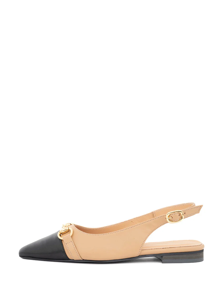 Babouche - Selly Pump - Black/Beige | Morgen in huis!