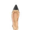Babouche - Selly Pump - Black/Beige | Morgen in huis!