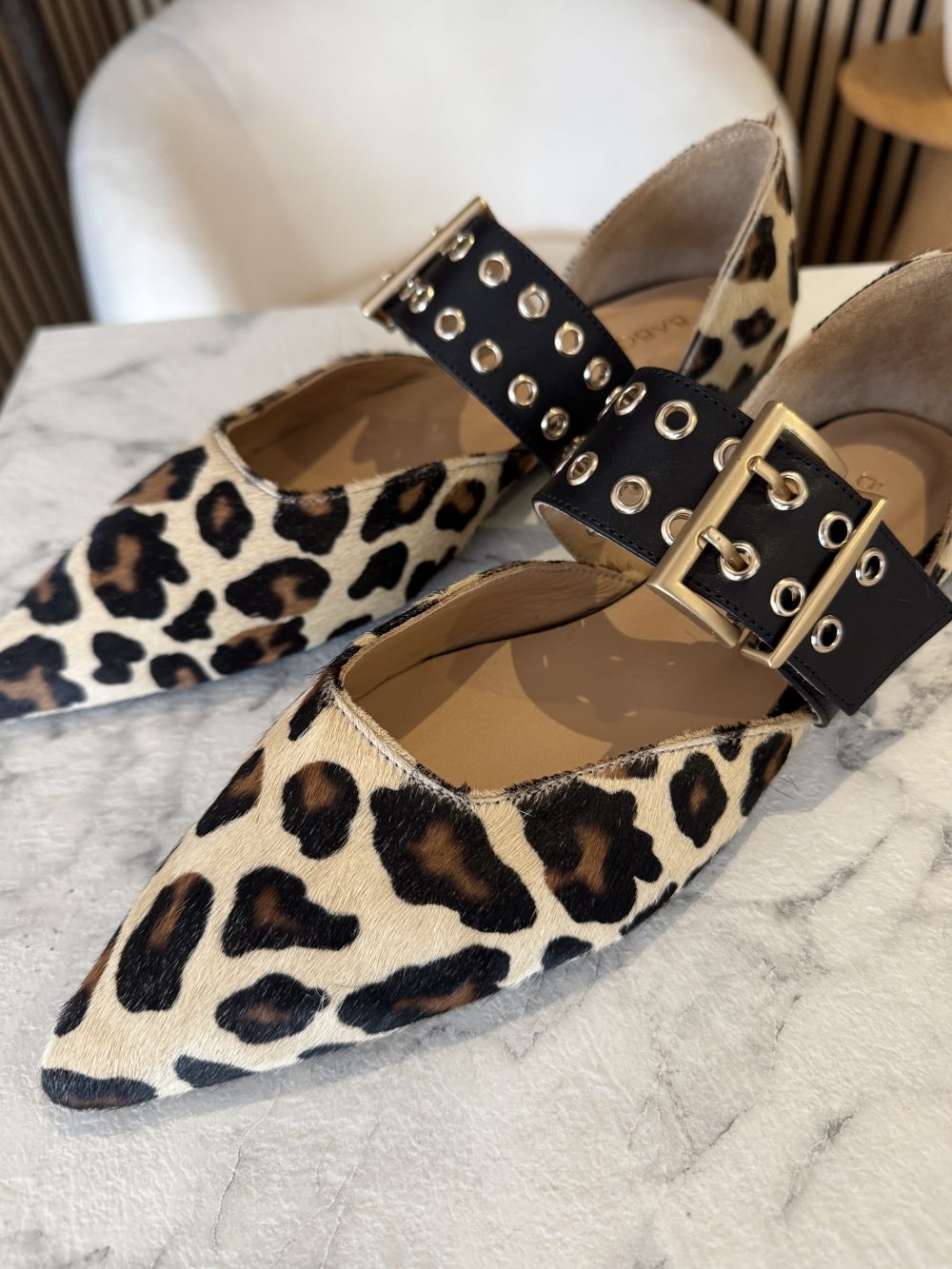 Babouche - Binny - Leopardo/Black