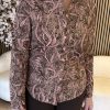 Mi Piace - Blouse Twilight Twigs Print - Espresso