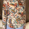 Mi Piace - Blouse Embroidered Bloom Print - Multicolour
