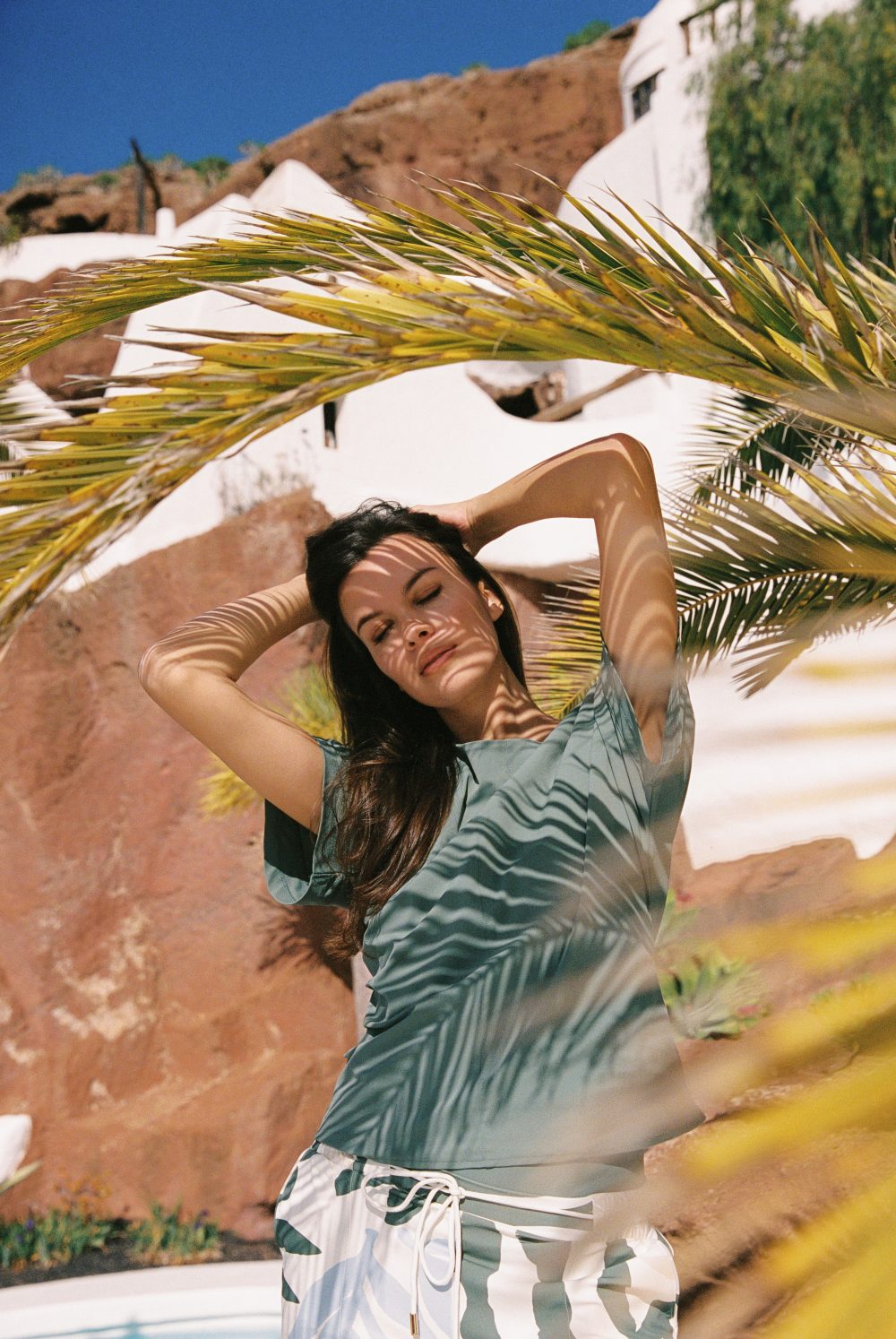 Kimara - Kelsey Travelstof Top - Green Bay