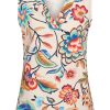 Mi Piace - Top Embroidered Bloom Print - Multicolour - 1