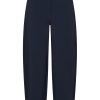 Mi Piace - Balloon Trousers Bonded - Dark Blue - 2