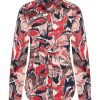 Mi Piace - Blouse Wild Flower Print - Red - 1