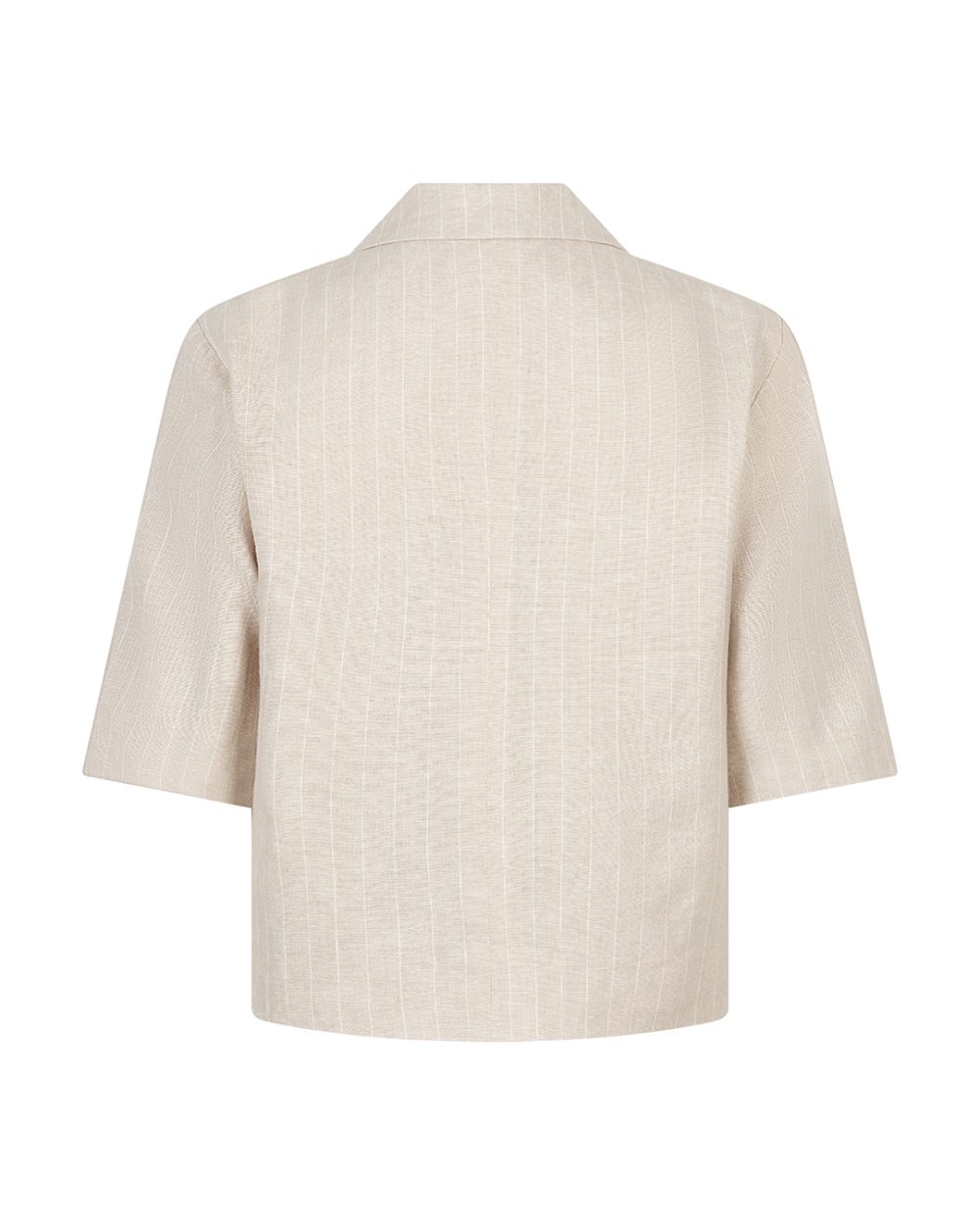 Red Button - Blazer Linen/Visco Pinstripe - Pebble