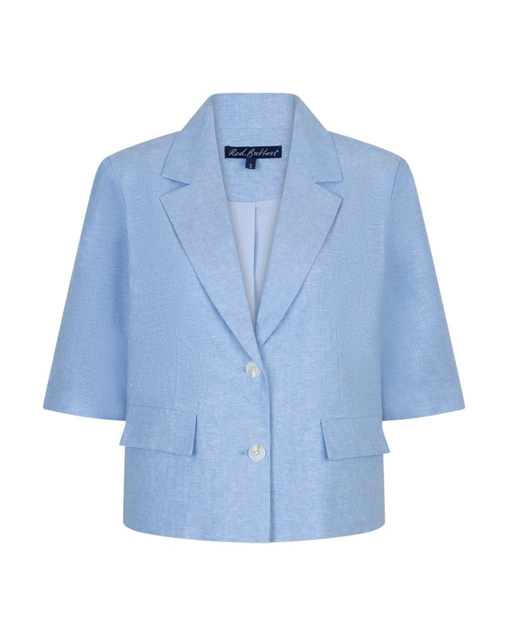 Red Button - Blazer Linen/Visco Melange - Lightblue