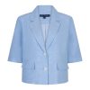Red Button - Blazer Linen/Visco Melange - Lightblue