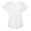 Red Button - Top Ajour Ruffle Sleeve - Offwhite