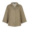 Red Button - Amalia Blouse Shine - Moss