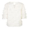 Red Button - Fiona Top Fancy Frills - Ecru