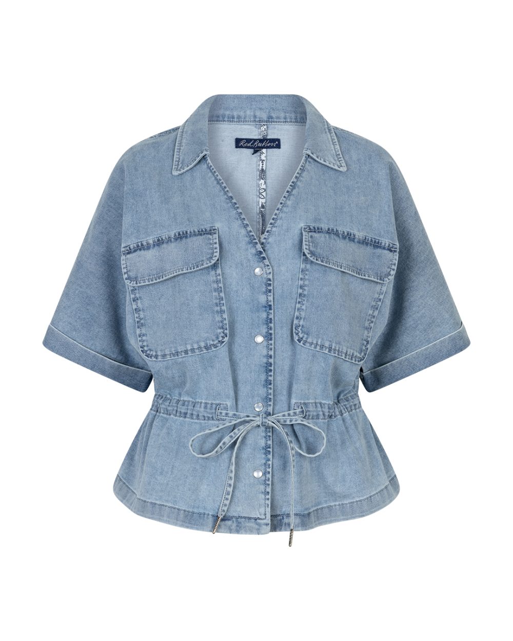 Red Button - Drew Drawstring Denim light stone - Lightstone