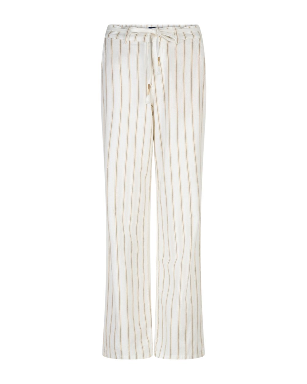 Red Button - Colette Linen/Co Stripe L33 - Dark Sand-L33