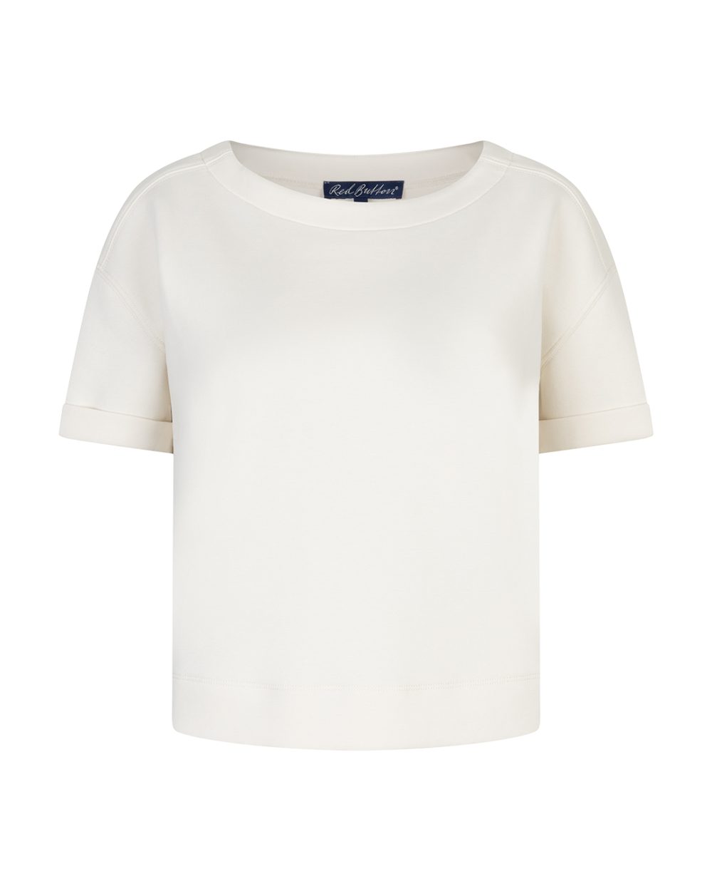 Red Button - Skyler Scuba Top - Ecru