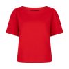 Red Button - Skyler Scuba Top - Red
