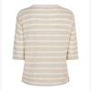Red Button - Cardigan Stripe & Sequins - Oatmeal/Offwhite | Morgen in huis!