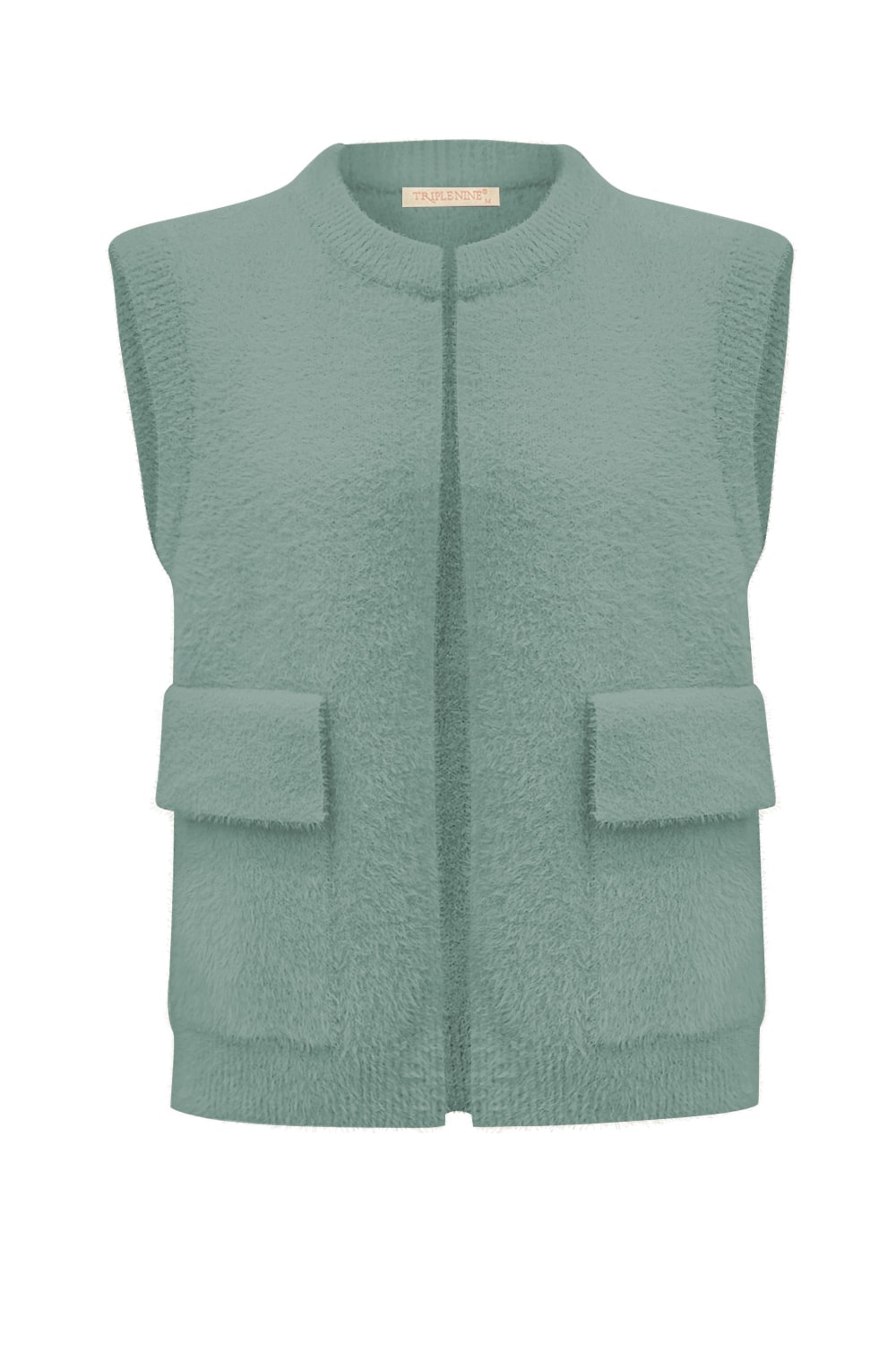 Triple Nine - Gillete fluffy with pockets - Sage Green