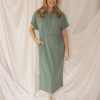 Kimara - Merlijn Travel Dress - Green Bay