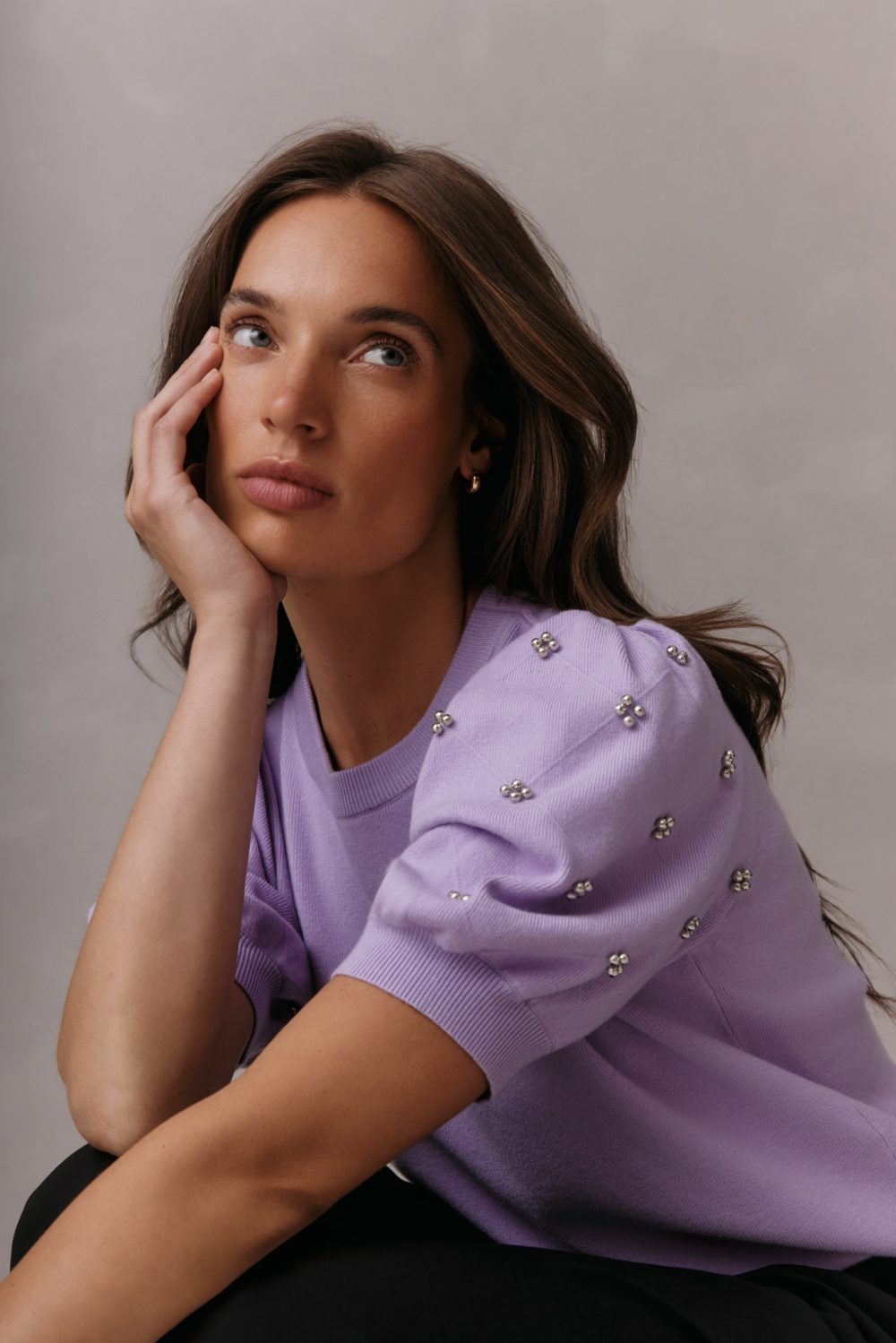 Lady Day - Jolie SSL Sweater - Soft violet