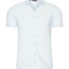 Mi Piace Heren - Men T Shirt Stripe - Light Blue