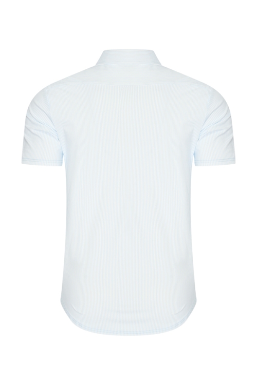 Alternative view of Mi Piace Heren - Men T Shirt Stripe - Light Blue