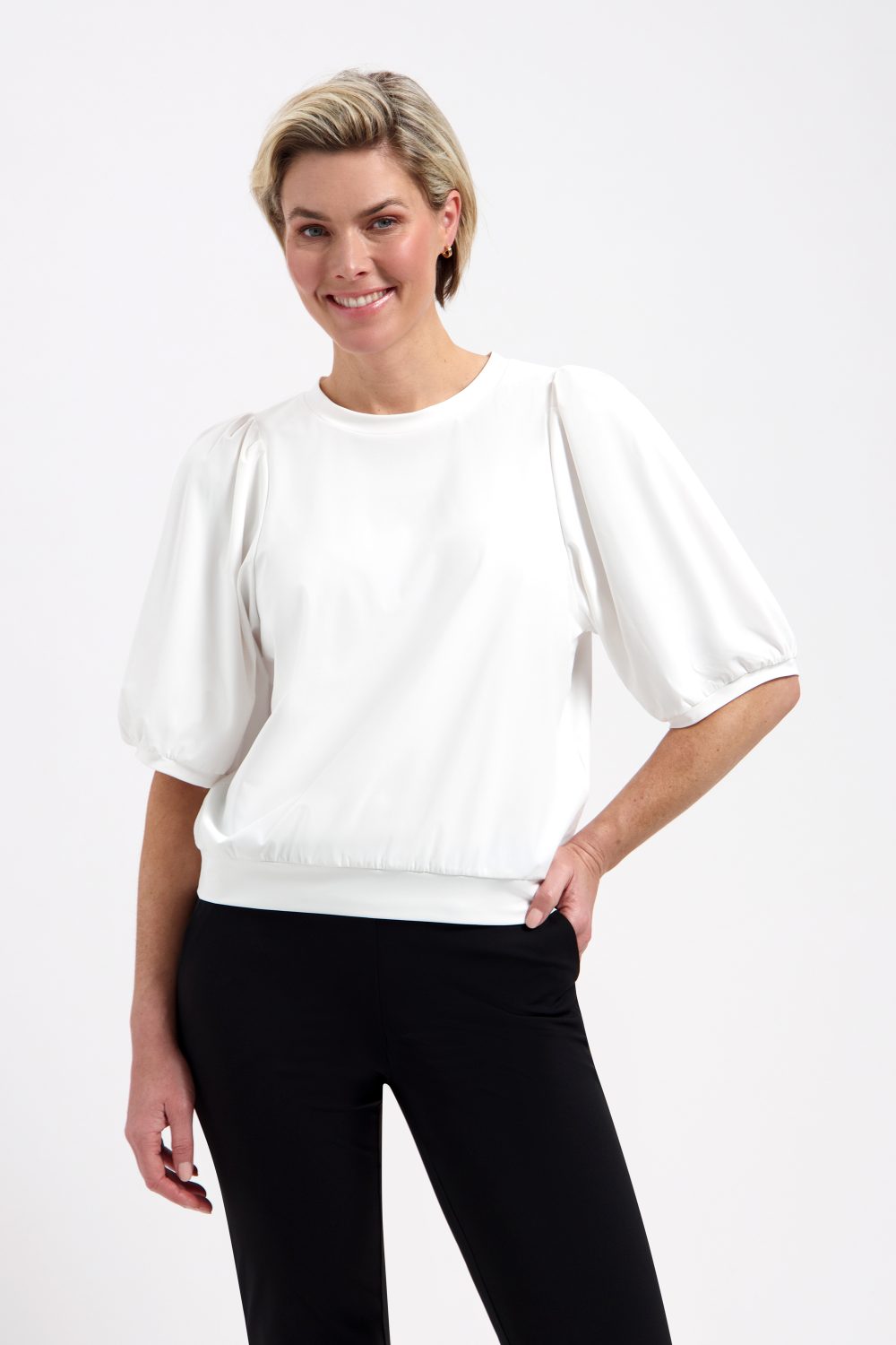 Lady Day - Amie Top - Simple white