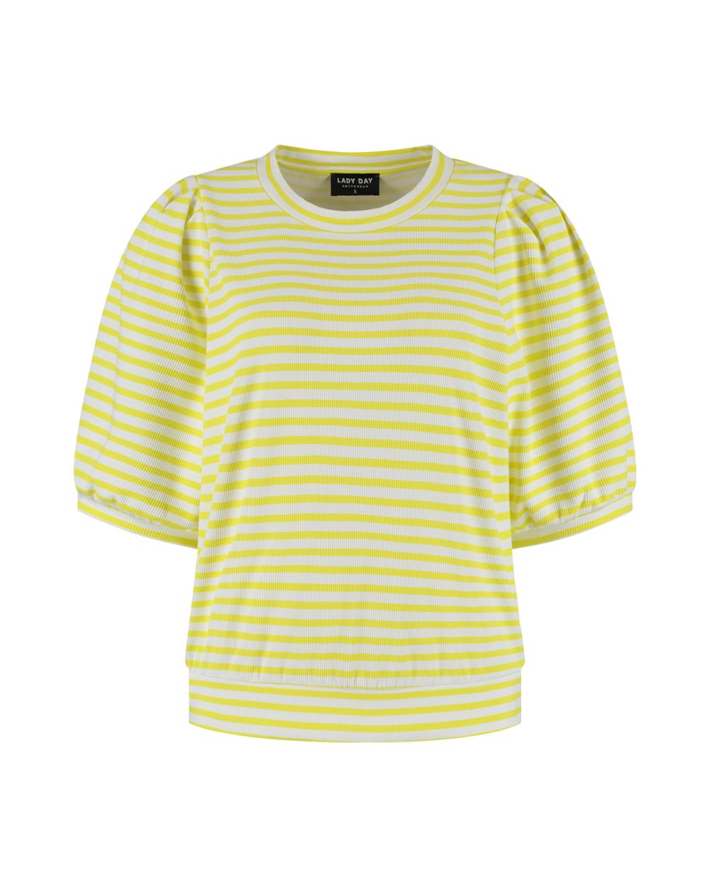Lady Day - Amie Structure Top - White/yellow