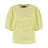 Lady Day - Amie Structure Top - White/yellow