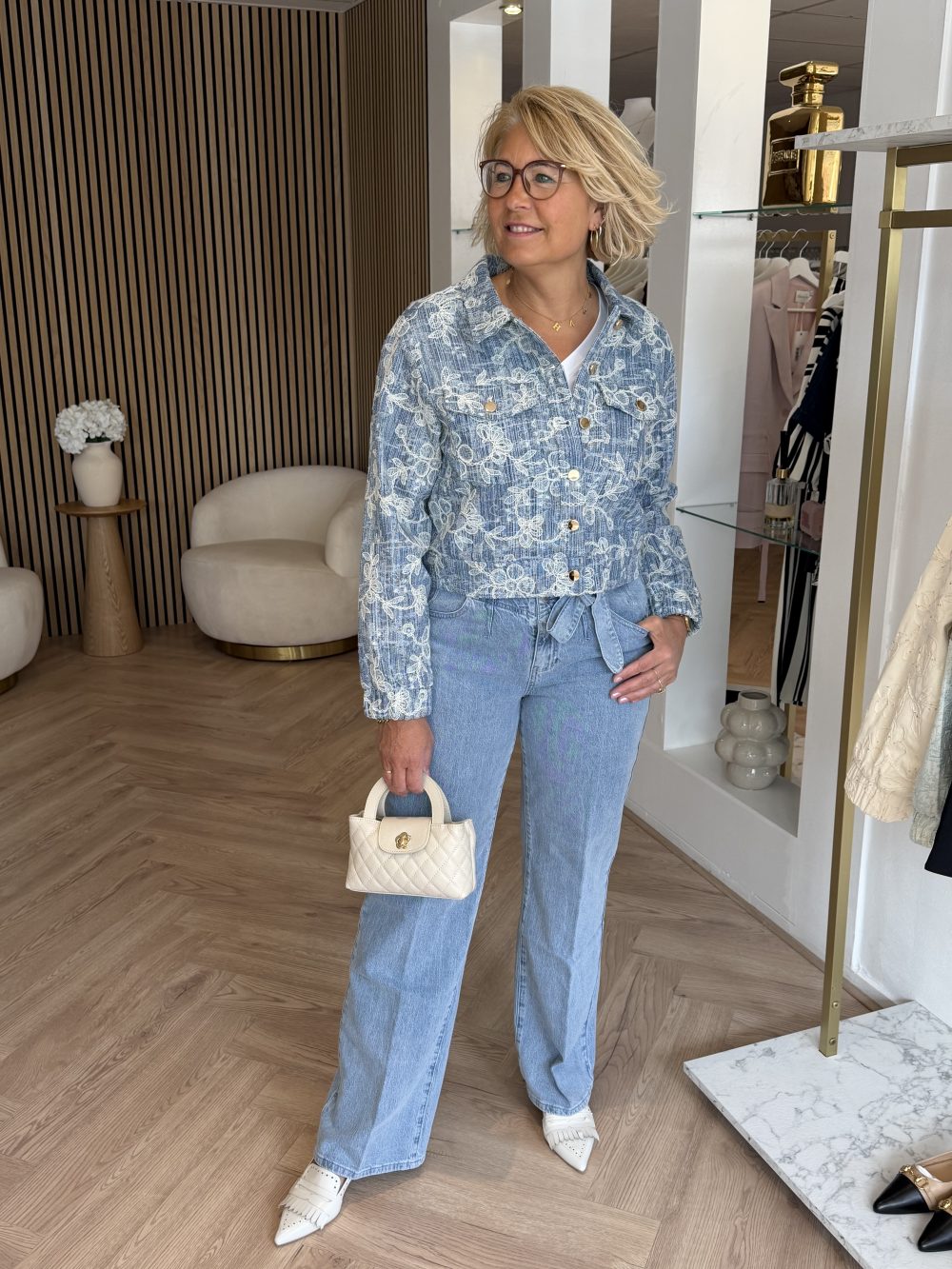 Kimara - Lee jacket Blue Denim - Denim Blue