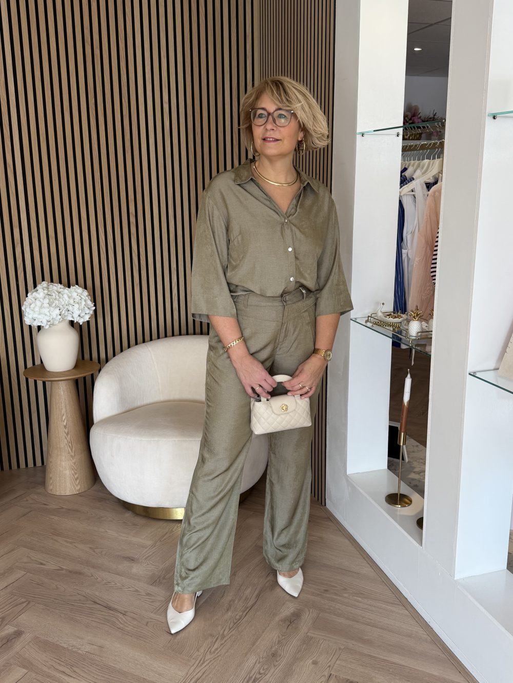 Red Button - Colette Yoke Shine L33 - Moss-L33 | Morgen in huis!