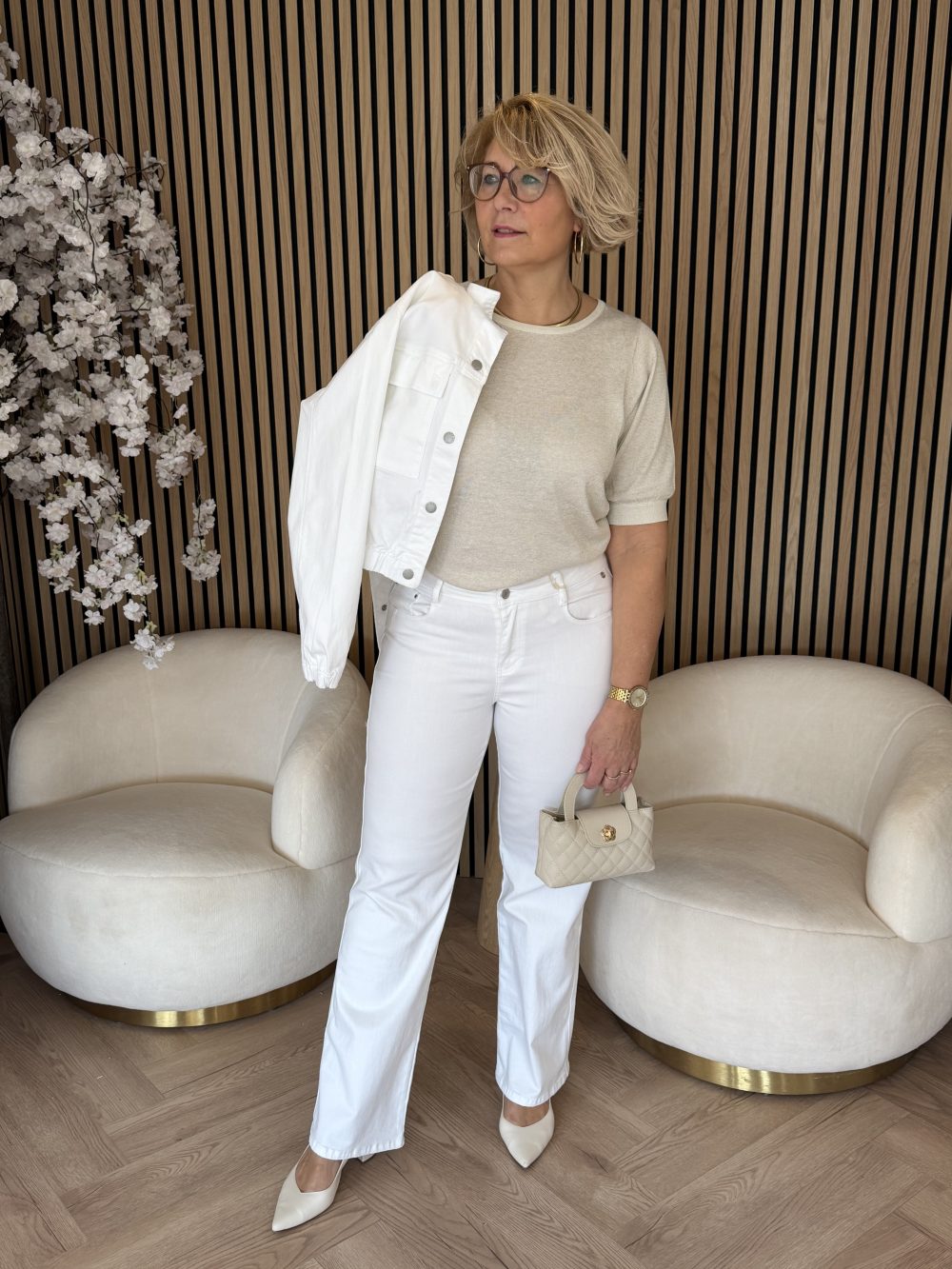 Red Button - Colette 5pocket white - White-L33 | Morgen in huis!