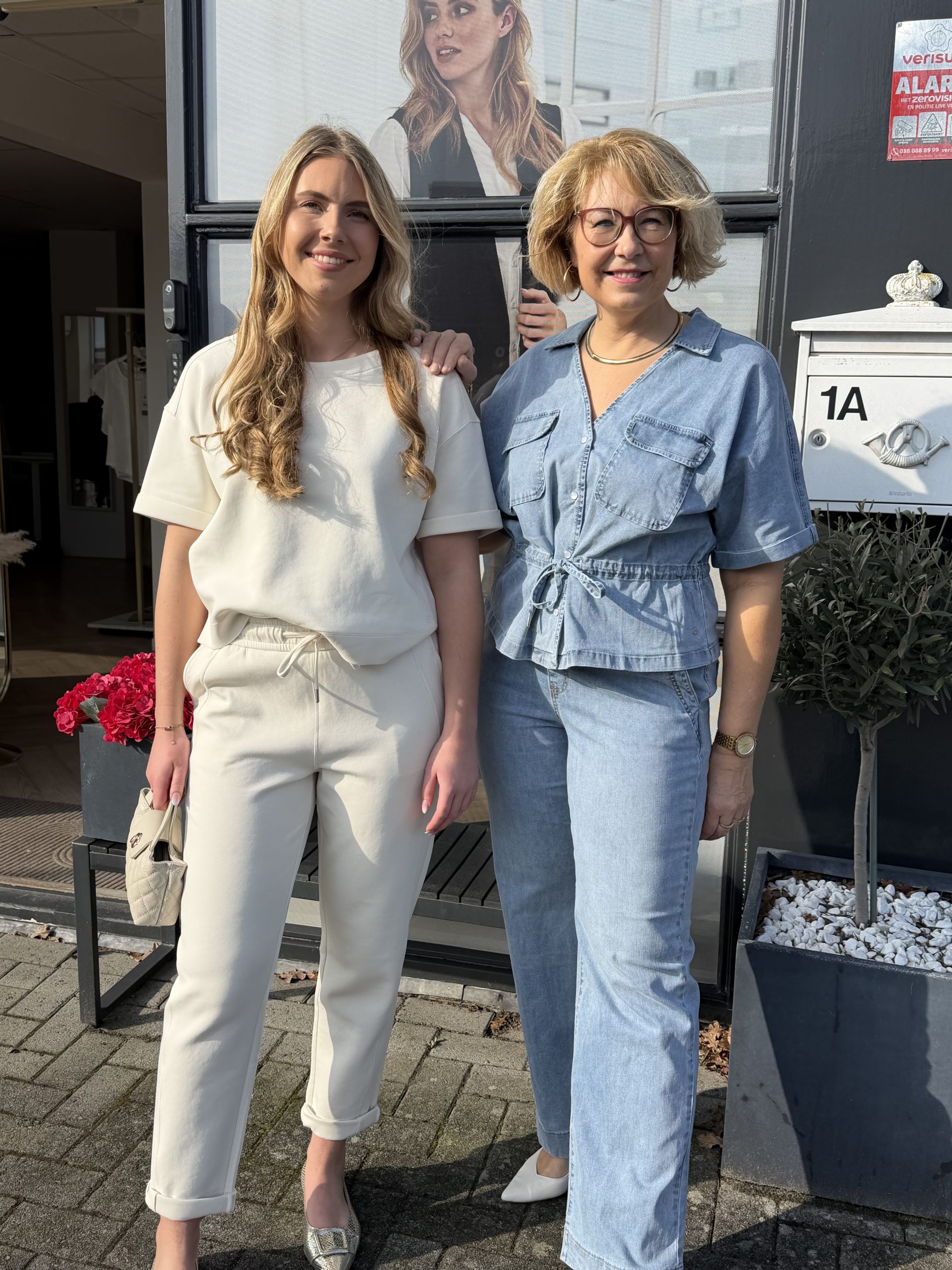 Red Button - Drew Drawstring Denim light stone - Lightstone | Morgen in huis!