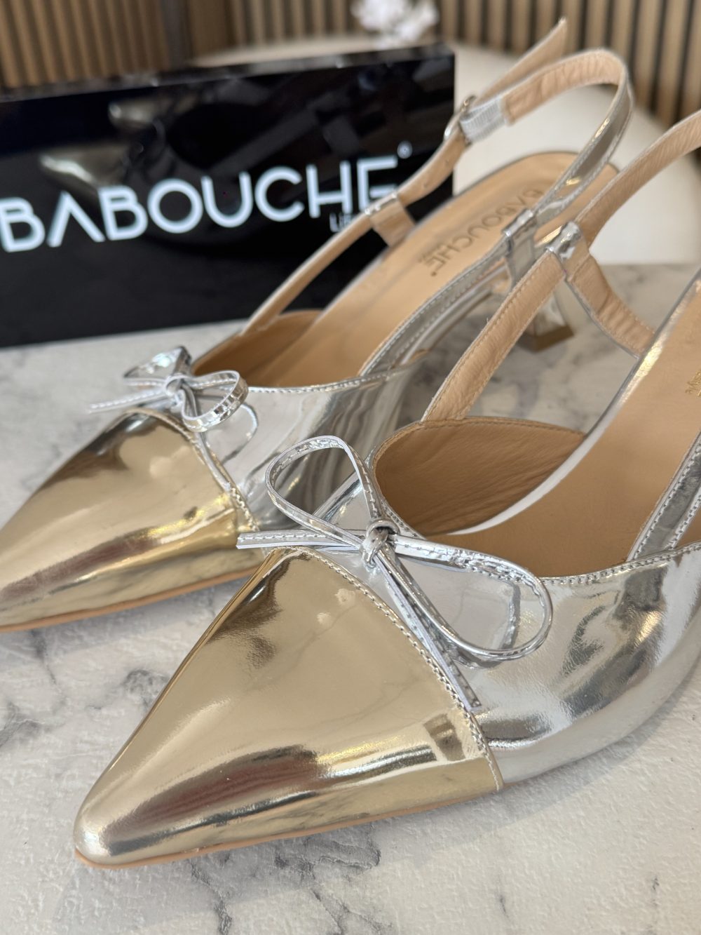 Babouche - Nori Pump - Gold/Silver