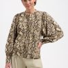 Lady Day - Margo Blouse - Snake print
