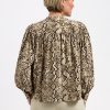Lady Day - Margo Blouse - Snake print