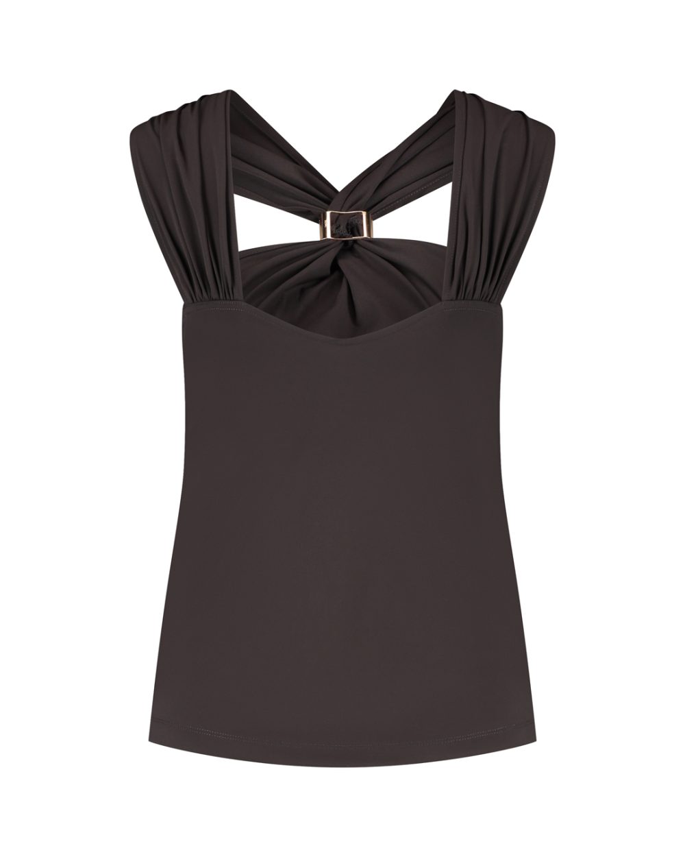 Lady Day - Natalie Top - Dark brown
