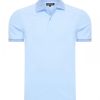 Mi Piace Heren - Men Polo Shirt -Light Blue