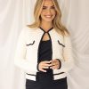 Kimara - Caar Cardigan 2 - White