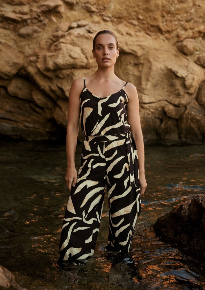 Lady Day - v Jumpsuit - Pania print
