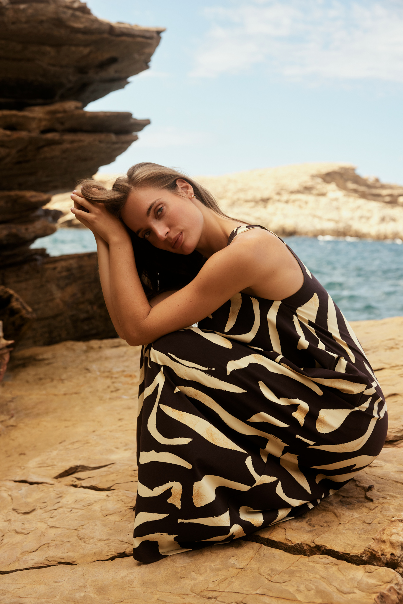 Lady Day - v Jumpsuit - Pania print