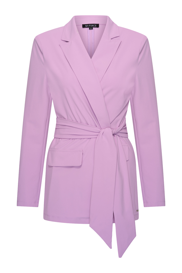 Mi Piace - Blazer Belted - Milky Lilac