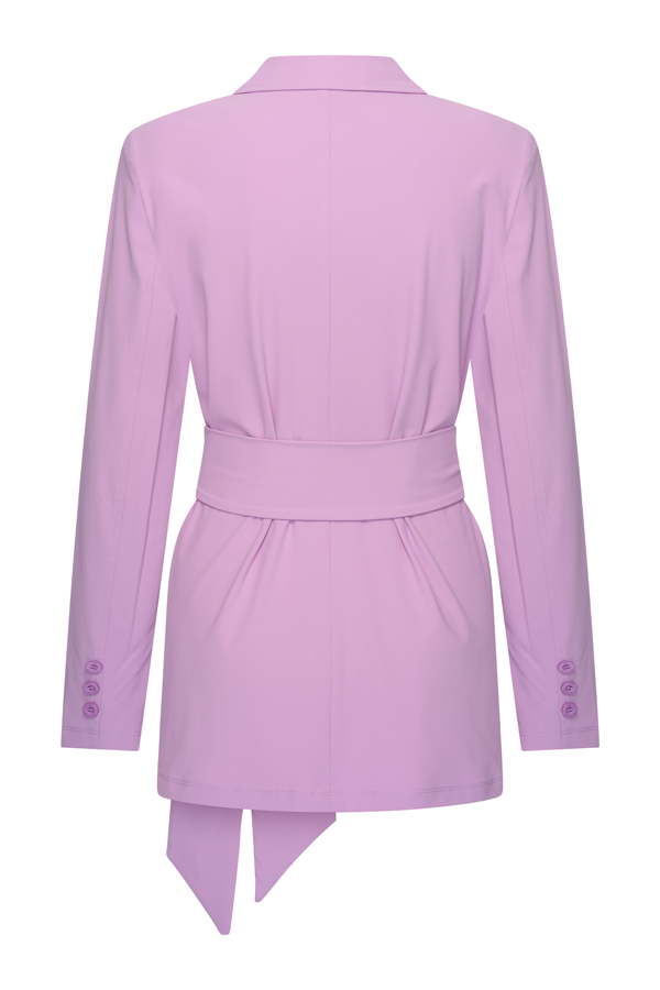 Mi Piace - Blazer Belted - Milky Lilac