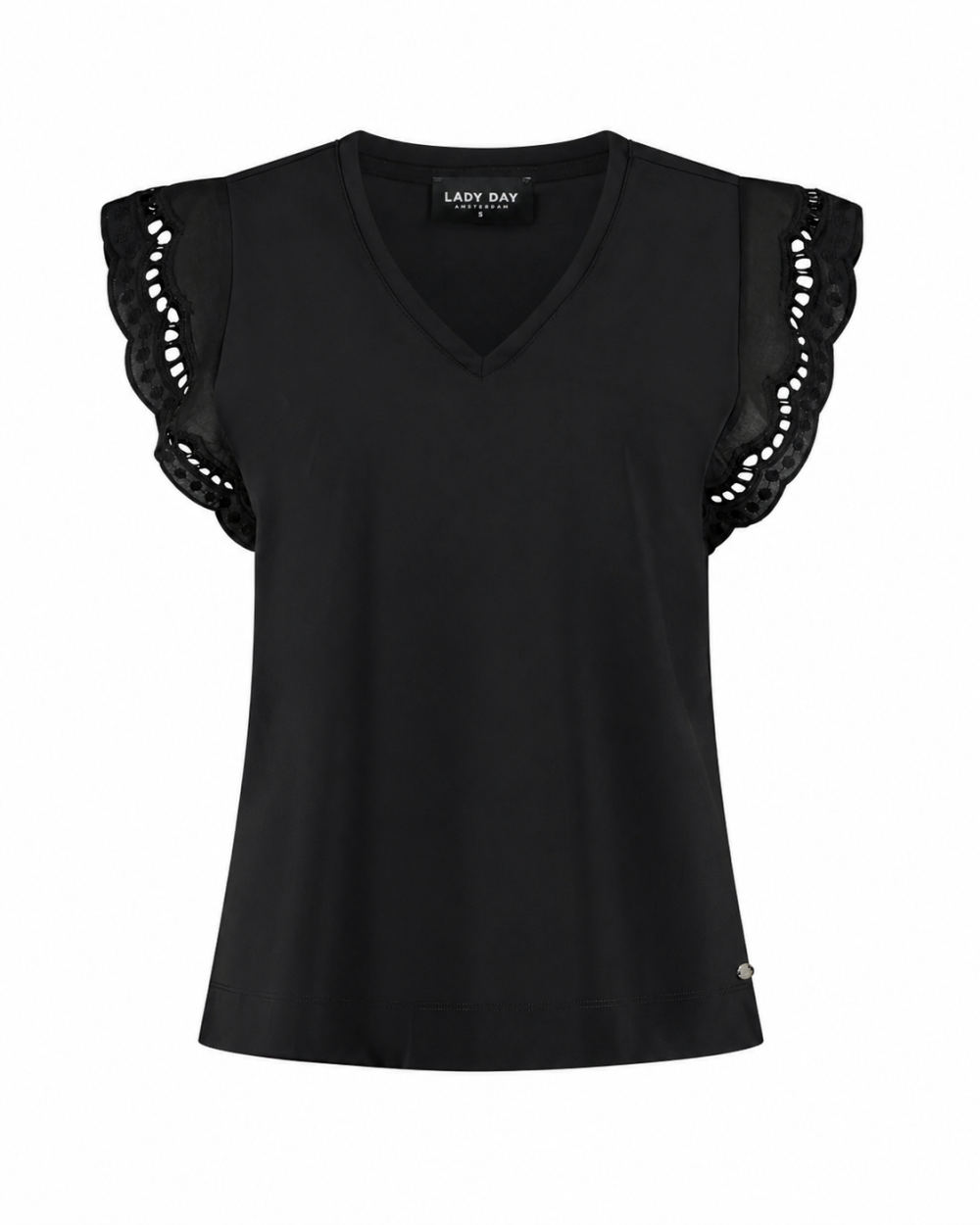Lady Day - Lake Travelstof Top - Black