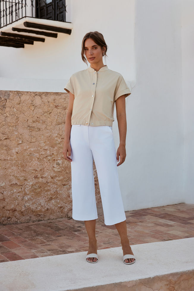 Lady Day - Micky Travel Trousers - White