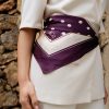 &Co Woman - Dot Scarf - Plum