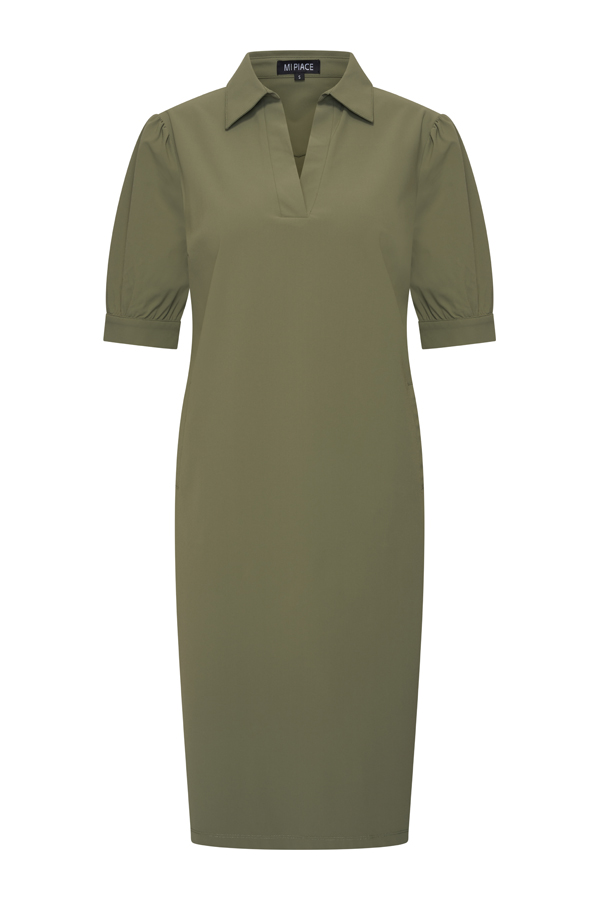 Mi Piace - Polo Dress - Olive